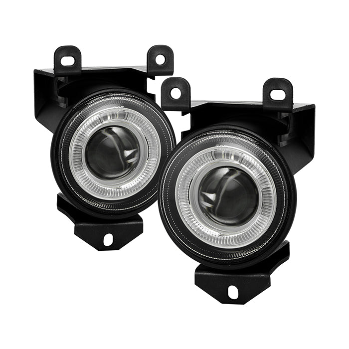 GMC Yukon Denali 99-06 (Not Fit XL/SLT) / Sierra Denali 02-06 / GMC Sierra C3 03-06 / Pontiac Bonneville SSE SSEI 96-99 Halo Projector Fog Lights w/Switch - Clear