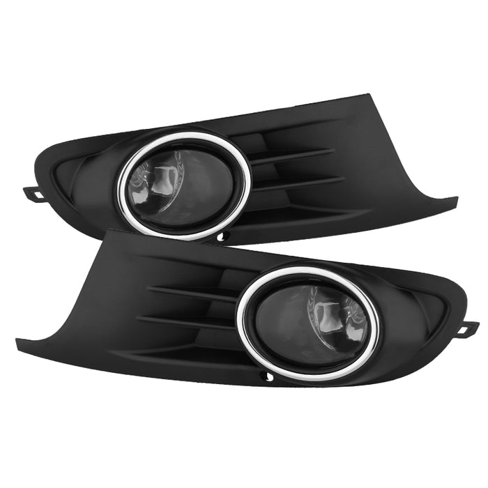 Volkswagen Golf TDI TSI/Jetta Sportwagen 2010-2014 (Standard Golf Bumper Only. Do Not Fit GDI / GTI ) OEM Style Fog Lights w/Switch - Smoked