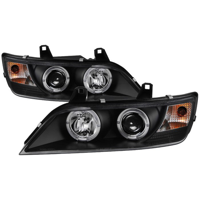 ( Spyder Signature ) BMW Z3 96-02 Projector Headlights - LED Halo - Black - High H1 (Included) - Low H1 (Included)