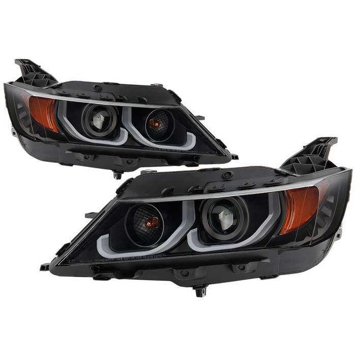 ( Spyder Signature ) Chevy Impala 14-19 Projector Headlights - Low Beam-H9(Included) ; High Beam-H9(Included) ; Signal-7440NA(Included) - Black