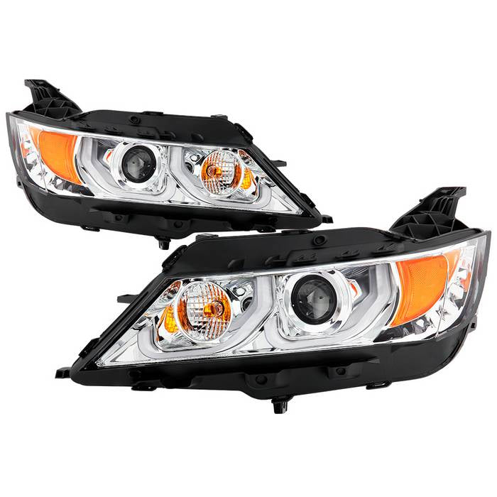 ( Spyder Signature ) Chevy Impala 14-19 Projector Headlights - Low Beam-H9(Included) ; High Beam-H9(Included) ; Signal-7440NA(Included) - Chrome