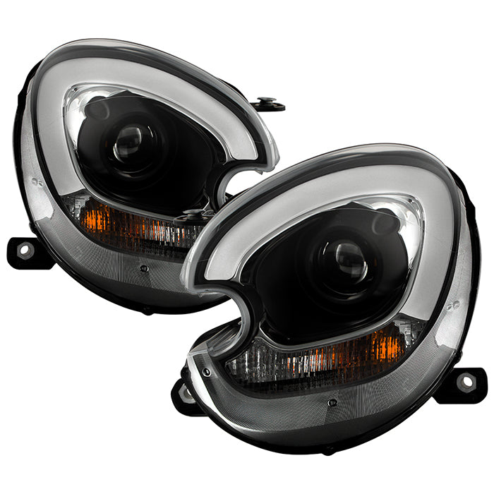 ( Spyder Signature ) Mini Cooper Countryman 2011-2016 Projector Headlights - Xenon/HID Model Only ( Not Compatible With Factory Halogen Model ) - Black