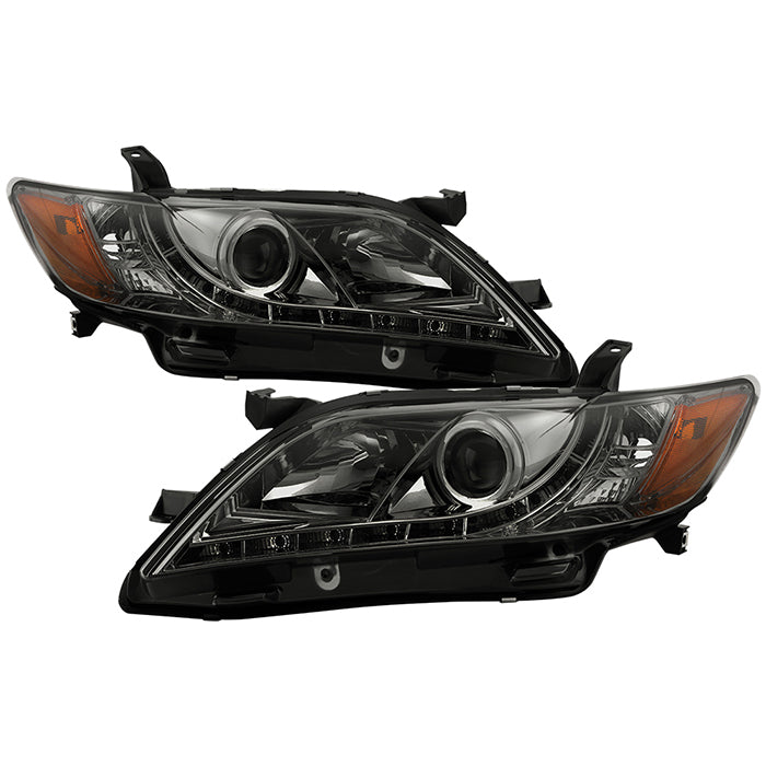 ( Spyder Signature ) Toyota Camry 07-09 Projector Headlights - DRL - Smoke - High H1 (Included) - Low H7 (Included)